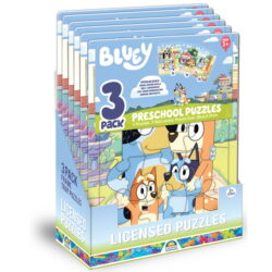 Bluey 3pk Frame Tray Puzzles