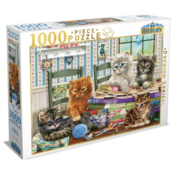 Tilbury 1000pce Puzzle - Kittens Knitting