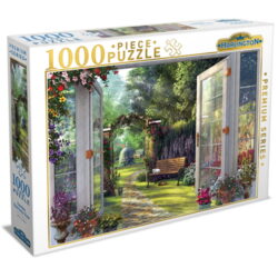 Harlington 1000pce Puzzle - Garden Doorway View