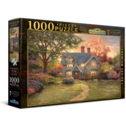 Harlington Thomas Kinkade 1000pce Puzzle - Gingerbread Cottage