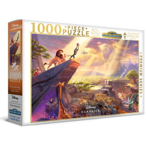 Harlington Thomas Kinkade 1000pce Puzzle - Disney - The Lion King