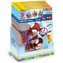 Spidey and His Amazing Friends 3pk Frame Tray Puzzles