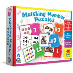 Crown Matching Number Puzzles 40pce (NEW)