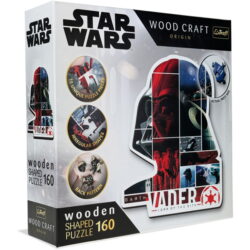Trefl Laser-Cut Shaped Wood 160pce Puzzles - Star Wars (3 Asst) (NEW)