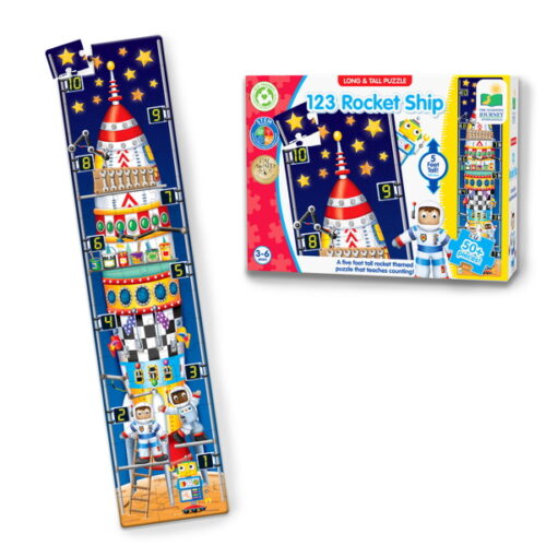 Long & Tall Puzzles - 123 Rocketship