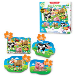 My First Puzzle Sets  4-In-A-Box Puzzles - Farm