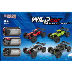 RUSCO 1:14 TH. 2 COLS. DIE CAST WILDCAT BUGGY CARS - USB - RTR