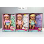 GIGO 12"2 AST. SPLASH TIME DOLL PLAY SETS