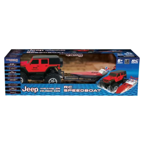 0117-RUS | RUSCO 1:16 TH. JEEP WRANGLER WITH BOAT - USB - RTR | Min Qty-2 - Image 2