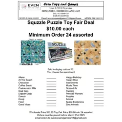 2025 Toy Fair Deal Squzzle Puzzles