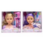 GIGO 2 AST. LARGE HAIR HEAD STYLING PLAY SET