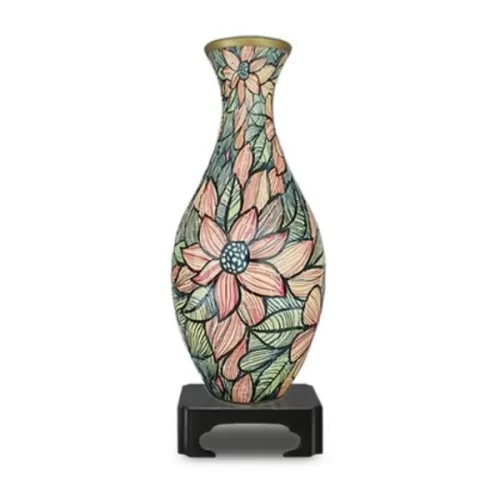 3D Vase Seamless Flowers