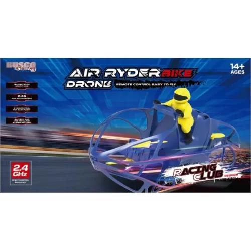 RUSCO 26 CM AIR RYDER DRONE BIKE WITH GYRO & LIGHTS - USB - RTR