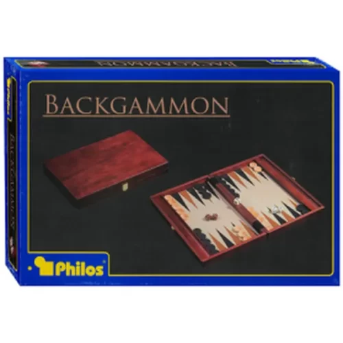 Backgammon 12" Folding Wood