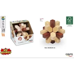 CUBE PUZZLE FLOWER  10 X 10