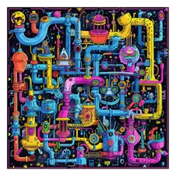 Sci-Fi Sewer 1000 pce Jigsaw Puzzle