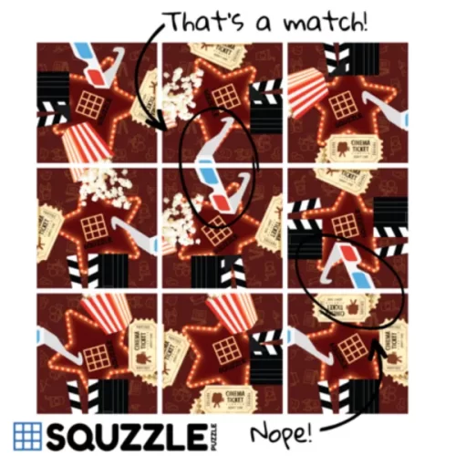 Squzzle Puzzle Movie Time