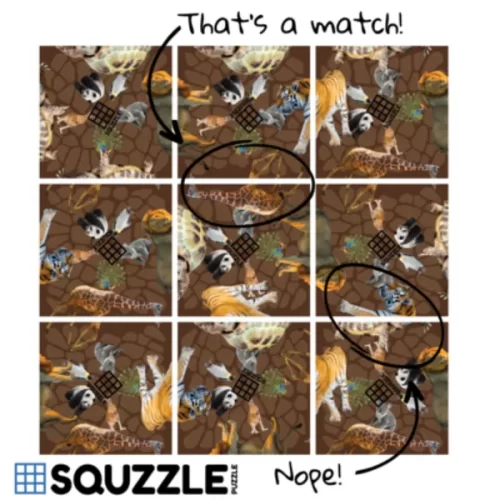 Squzzle Puzzle Zoo Animals