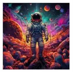 Trippy Puzzles Galactic Groove 300 pce Wooden Puzzle