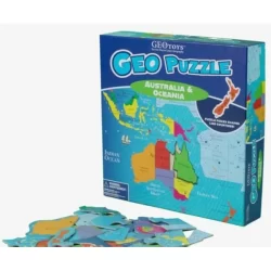 geopuzzle Australia and Oceania 63 pce Jigsaw Puzzle