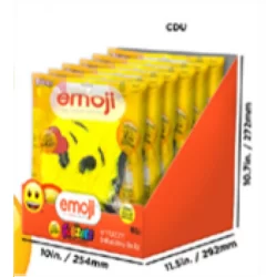 TBC | Inflatable EMOJI Plush Ball-Shiny Fabric  23cm