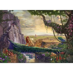 Harlington Thomas Kinkade 1000pce Puzzle - Disney: The Lion King Return to Pride Rock