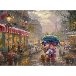 Harlington Thomas Kinkade 1000pce Puzzle - Disney: Mickey and Minnie in Paris