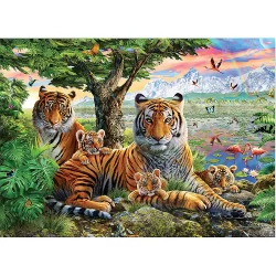 Harlington 1000pce Puzzle - Hidden Tigers (NEW)