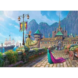 Harlington Thomas Kinkade 1000pce Puzzle - Disney Frozen: Celebration in Arendelle (NEW)