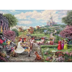 Harlington Thomas Kinkade 1000pce Puzzle - Disney: Cinderella Happily Ever After (NEW)