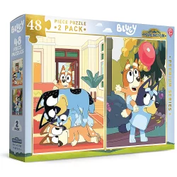 Harlington Kids 48pce Puzzles 2 Pack - Bluey (NEW)