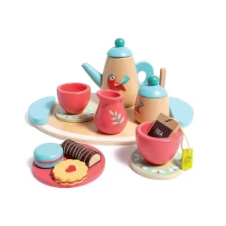 Wooden Tea set