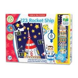 Long & Tall Puzzles - 123 Rocketship