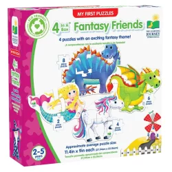 My First Puzzle Sets 4-In-A-Box Puzzles - Fantasy Friends