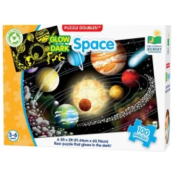 Puzzle Doubles - Glow In The Dark - Space