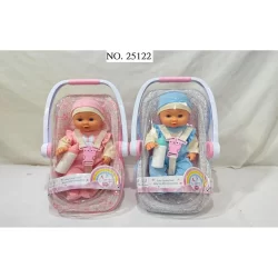RUS-25122 GIGO 16" 2 AST. DOLLS IN CARRIER