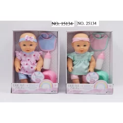 RUS-25134 GIGO 12" 2 ASST. DRINK & WET BABY DOLL PLAY SETS