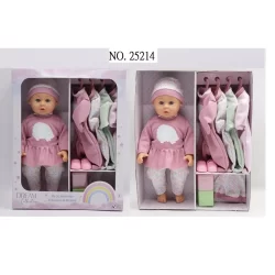 RUS-25214 GIGO 14" 2 AST. MY LIL WARDROBE DOLL PLAY SET