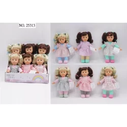RUS-25313 GIGO 12" 6 AST. SOFT GIRL - PERSONAL FRIENDS - 6 IN DISPLAY