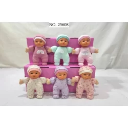 RUS-25608 GIGO 7" 6 AST. SOFT DOLLS IN DISPLAY BOX