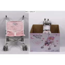 RUS-65615 GIGO 23" METAL DOLLS STROLLER - 6 IN DISPLAY BOX