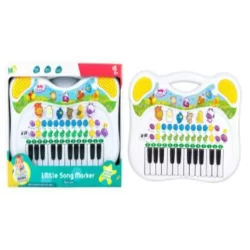 RUS-KL267396 TOY 56 KEY MULTI FUNCTIONAL ANIMAL PIANO - 3 AA NOT INCL.