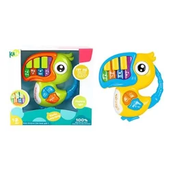 RUS-KL270813 TOY MUSIC & LIGHT PARROT BIRD - 2 AAA INCL.