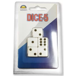 Pack of 5 Dice (Hangsell)