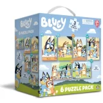 Bluey 6 Puzzle Pack - 2 x 35pce