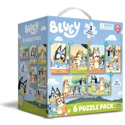 Bluey 6 Puzzle Pack - 2 x 35pce