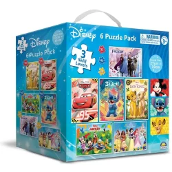 Disney Pixar 6 Puzzle Pack - 2 x 35pce