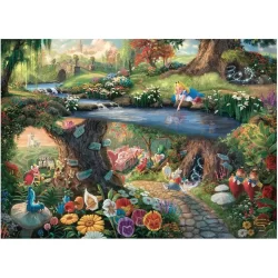 Harlington Premium Thomas Kinkade 1000pce Puzzle - Disney: Alice in Wonderland