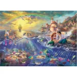 Harlington Premium Thomas Kinkade 1000pce Puzzle - Disney: The Little Mermaid