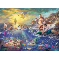 Harlington Premium Thomas Kinkade 1000pce Puzzle - Disney: The Little Mermaid